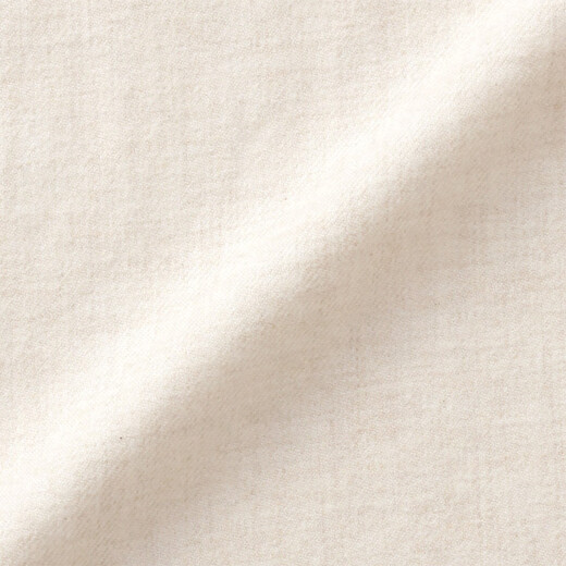 MUJI big children's flannel stand-up collar long-sleeved shirt children's shirt boys and girls children's clothing 25 years winter ivory 150 /76A