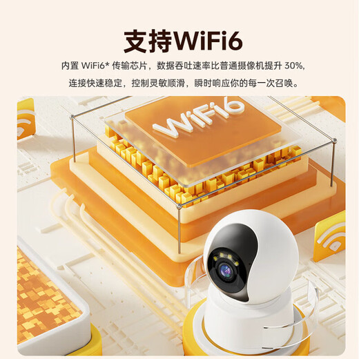 Tongyao Intelligent AI Home Surveillance Camera 800W Ultra HD Remote Conversation Monitoring Mobile WiFi Home Indoor Monitor 360 Degrees No Dead Angle with Night Vision Ultra HD Version + 8 Million + 30 Days Loop Recording + Power Off Battery Life