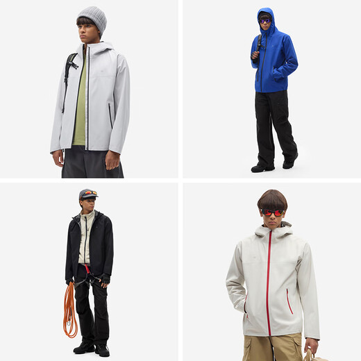 Bananain Oxygen 502Proof Air Men's Three-Proof Lightweight Jacket Outdoor Hiking Commuting Jacket Warm Windproof Jacket Black L