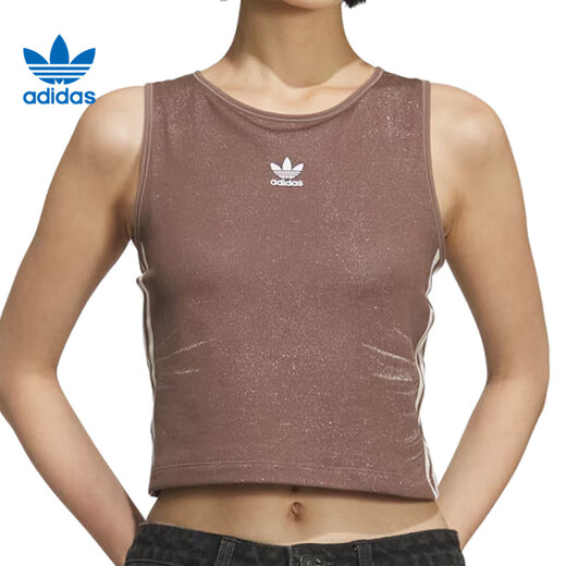 阿迪达斯 （adidas）三叶草女子夏季运动休闲无袖T恤KE3892 KE3892【2025夏季】 M