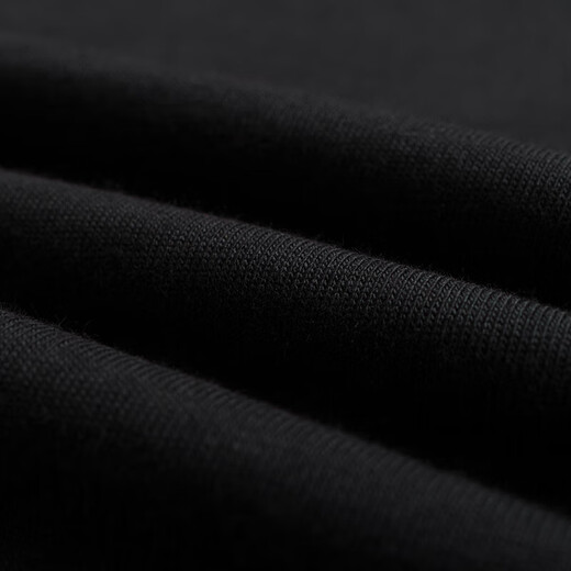 Adidas short-sleeved T-shirt men's 2025 summer new sportswear knitted breathable cotton comfortable round neck half-sleeved top JJ1421 black cotton S