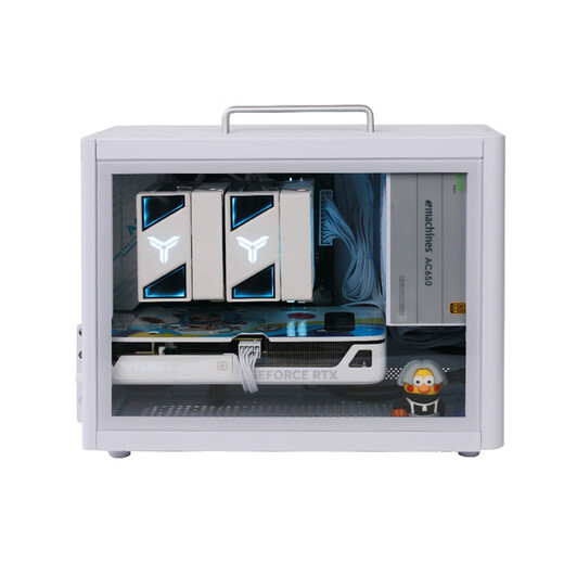 AMD R7 5700X/RX7650GRE/5060TI graphics card mini host ITX complete portable DIY computer assembly machine desktop mini office desktop AI PC computer configuration four | R7 5700X/RTX5060