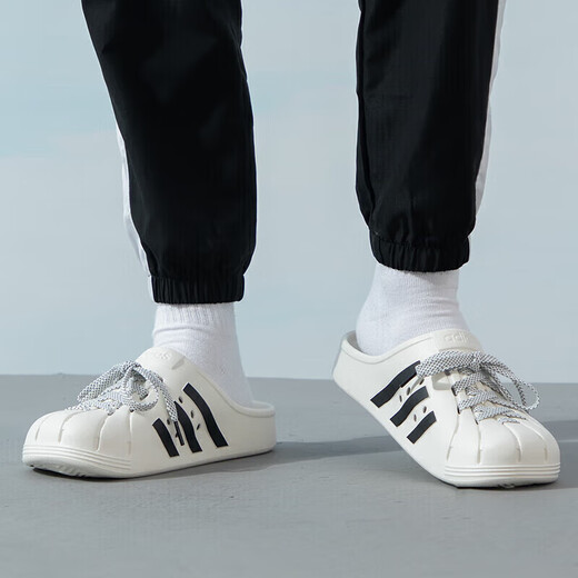 ADIDAS男女鞋夏季洞洞鞋ADILETTE CLOG勃肯鞋运动拖鞋 JH9849/亮白/一号黑/黄 土褐色 42