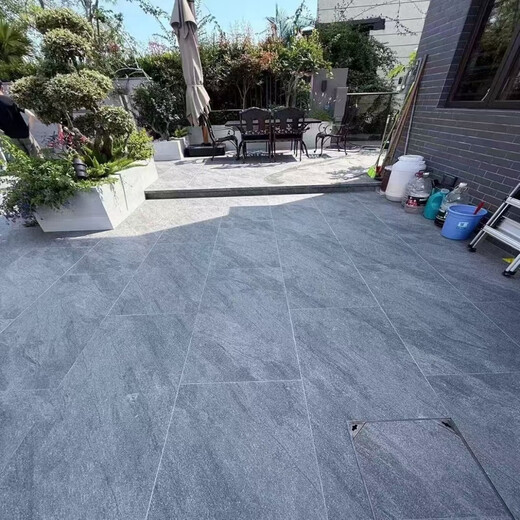Xiangda imitation carreaux de pierre antidérapant des usurs de glissement de pavage de pierre écologique pavage en céramique quartz en brique de cour carreaux de sol xd12041 grain de bois de santal 598 * 1198 * 18