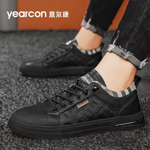 Yierkan Shoes Men's 2025 Summer Casual Shoes Men's British Business Leather Shoes Fashion Soft Sole Slip-on Shoes