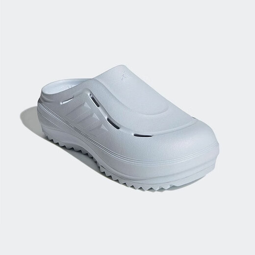 阿迪达斯 （adidas）拖鞋男鞋女鞋2025夏季新款OZWAVE厚底穆勒鞋波波凉鞋包头凉拖 JR9273浅蓝 36.5