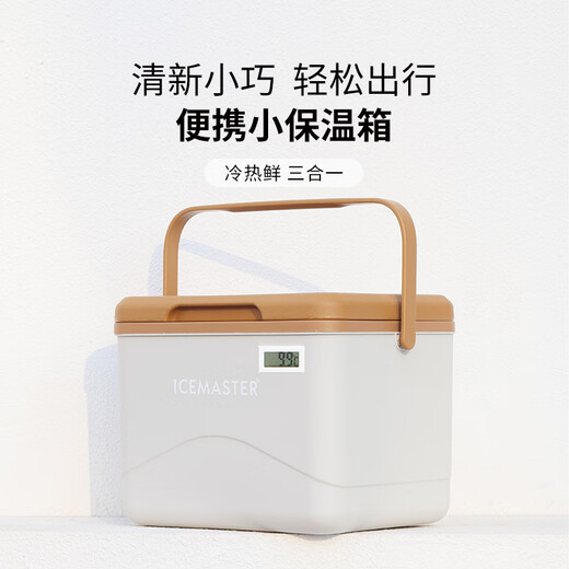
Ice Master Small Insulation Box 5L Breast Milk Ice Refrigeration Box with Temperature Display Outdoor Portable Insulin Vaccine Food Fresh Box