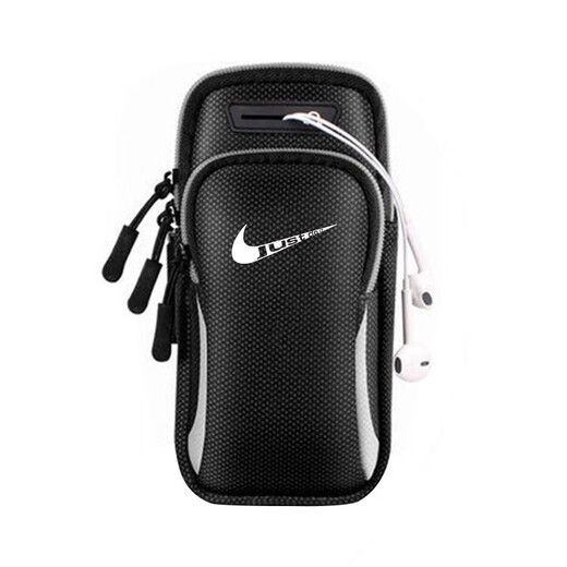 Zailu running mobile phone arm bag unisex Apple Huawei fitness outdoor sports arm sleeve arm strap waterproof wrist bag black Huawei series universal