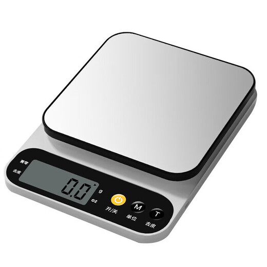 Electronic kitchen scale, accurate kitchen scale, electronic scale, household baked food scale, food scale, high-precision weighing, rechargeable stainless steel, high-precision 5kg/0.1g