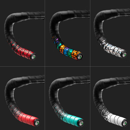 Rock Brothers Rock Brothers road handlebars with bicycle handlebars, anti-slip straps, wear-resistant color cycling equipment accessories, Bianchi Green