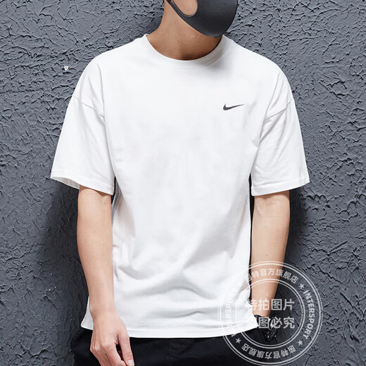 耐克（NIKE）男士套装 2025夏季新款Dri-Fit快干透气健身训练短袖T恤 梭织短裤 DV9840-100+DV9858-251 L