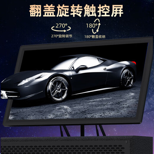 Songchuan International SV5 outdoor mobile trolley karaoke Bluetooth speaker charging square dance mobile stage with wireless microphone 10-inch high power + dual U-segment bel canto microphones two pieces