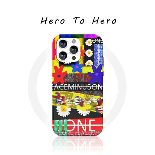 Minyan GD Daisy Shiny Film Mobiltelefon Fall für 16Promax Apple 14 Huawei P60 Honor 80 G-Dragon Vivo English Tag IQOO13 OnePlus 12 Xiaomi 15 Red Qq1047GD Daisy [harte Schale feines Loch glänzend] ohne magnetische Absorption iPhone 16 Pro