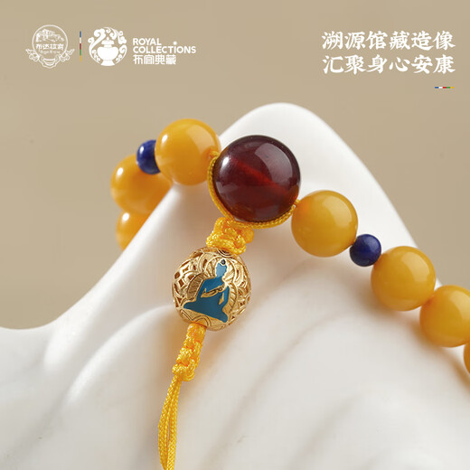 Potala Palace beeswax lapis lazuli 108 beads multi-circle play bracelet blood amber 925 silver bracelet necklace men and women birthday gifts