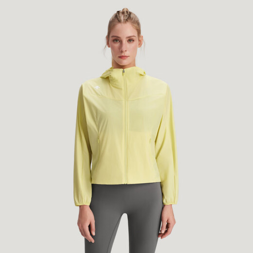 迪桑特（DESCENTE）WOMENSTRAINING系列UPF50防晒外套防晒衣梭织上衣夹克女款 BE-BEIGE S