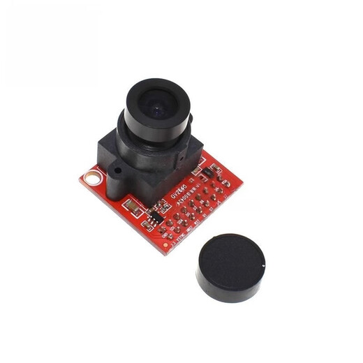 Dengshitang OV2640 video camera module 200W high-pixel STM32F4 driver source code supports JPEG output microcontroller 200W OV2640 camera module (red bottom plate)