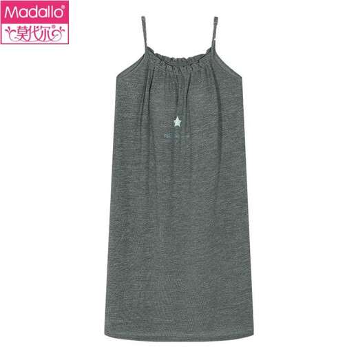 MODAL SAUSPERS-Nachthemd für Frauen im Sommer Modal 2025 Neue Pyjamas mit Brustpolstern Anti-Protrision-Punkte für Outdoor-Kleidung Pyjamas DFL-11301-Sweet Pulver mit Brustpolstern m