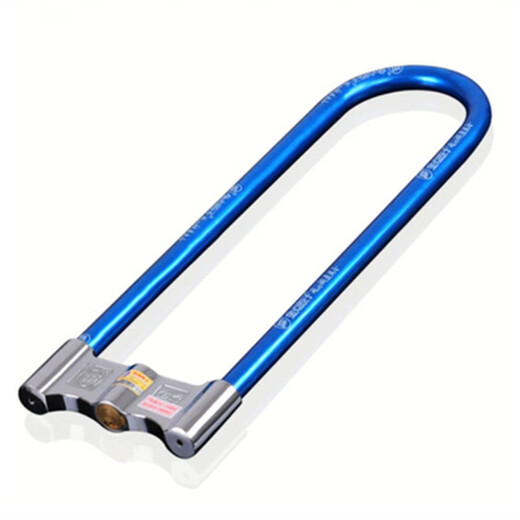 Golden Dot Atomic Lock Crescent Motorcycle Lock U-förmiges Schloss Elektrofahrzeug verlängerte Schloss Anti-Diebstahl-Schloss Glas-Türschloss 1396-rot 3 Tasten