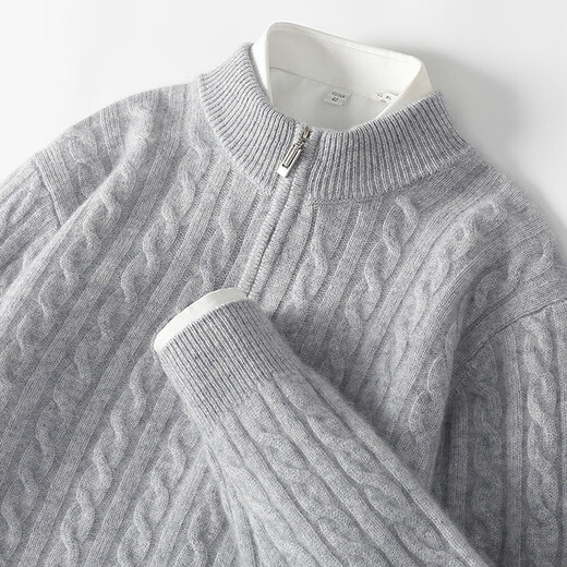 Nouveau pull d'automne et hiver en cachemire pur pour la demi-col roulée de col roulé à col roulé pour les affaires Pull à tricot décontracté Camel L