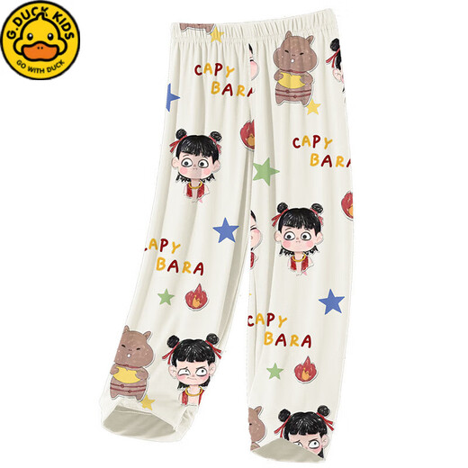 G.Duckkids Kinderpyjamas Little Boy Modal Dünner Sommer Junge mittelgroße Kinder Drei-teilige Heimkleidung Nezha Frühling und Sommer 1H-ST-12347 170 8 Größen (100-110) cm