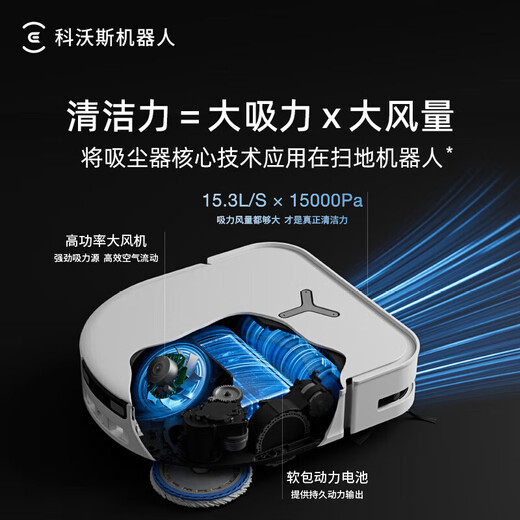 ECOVACS-Roboter X5 Pro Ultra-Weißwasserladung und Wasserladung Version, Wischung, Waschen und Trocknen integrierter vollautomatischer Reinigungsstaub sammeln Haare Nullwindend und flexibel. Nationale Subvention 15%