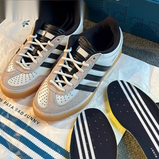 阿迪达斯 （adidas）Gazelle Bad Bunny坏痞兔联名德训运动休闲鞋男女 IF9735 蓝色IF9734 (现货) 35.5