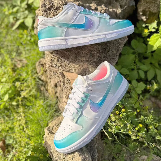 Nike (Nike) / Dunk Low Women's Low Top Anti-Slip Anti-Wear Comunicy Casual Sports Men and Women's Mis Model Shoes DD1503-124 DD1503-124 / marrón y blanco 39