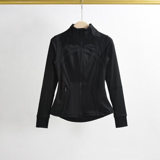 LULU Flagship Store Waist Tight Fitness Clothes Women's Slimming Stretch Yoga Clothes Running Sports Pilates Training Cycling Clothes Black L