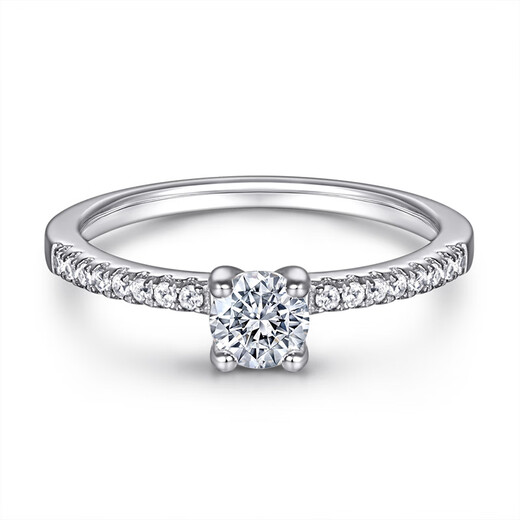 AVHE platinum and diamond 1 carat simple cultured diamond diamond ring for women, exquisite niche design for girlfriend and wife's birthday platinum diamond ring - 1 carat D color VVS main diamond