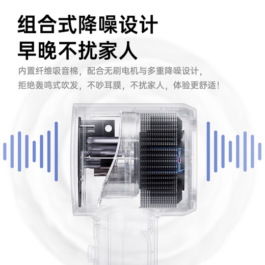 Feike Borui high-speed hair dryer negative ion hair dryer does not hurt the hair, household high-power hair dryer, travel portable, gift bag birthday gift for women PH1653