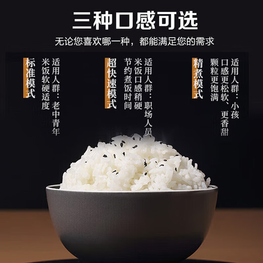 松下（Panasonic）寓颜系列4L大容量电饭煲IH家用电饭锅备长炭铜釜24H智能 14984L 图片款-