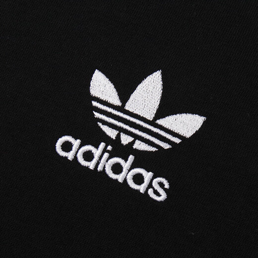 Adidas Adidas Clover pour hommes et femmes Vêtements 2025 Spring New Couple Slim Long Manche T-shirt Casual Sportswear Black / IA4877 M