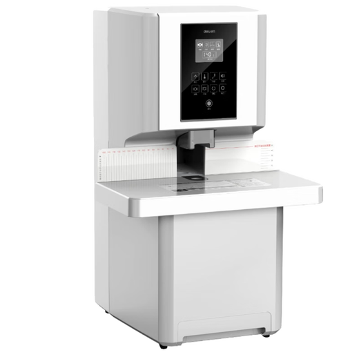 DELI14660S Полностью автоматический финансовый ваучер с заклеивающей трубкой.
