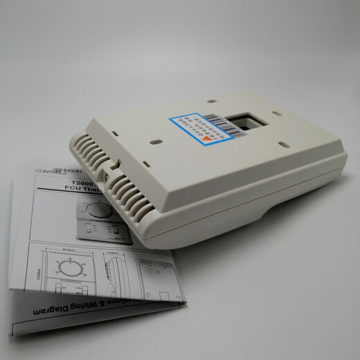 Johnson thermostat T2000EAC0C0 single cooling mechanical controller central air conditioning three-speed panel switch Jiang white single cooling