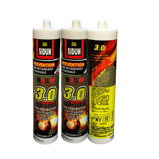 Mesgoton feuerfestes Glaskleber Hochtemperaturbeständiges Silikon Hochviskosität Flammhemmend