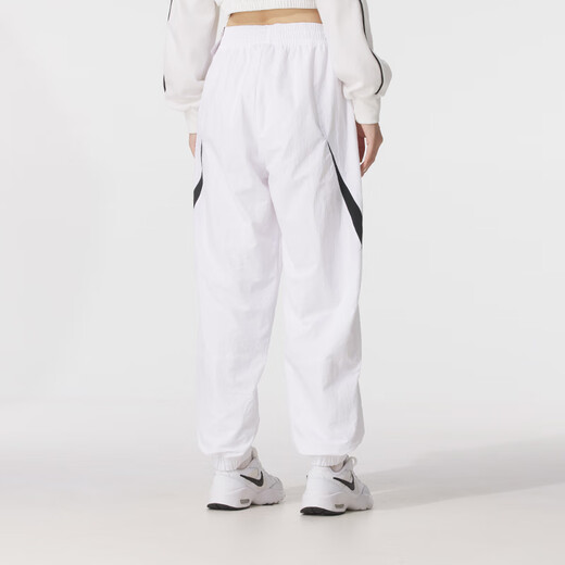 Nike (NIKE) sports suit women's clothing 2025 new autumn fitness training woven two-piece jacket jacket, foot trousers HJ1183-100+HV2358-100 S