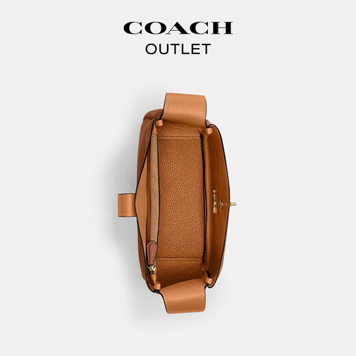 COACH Gift Outlet Women's Bag HADLEY No. 25 Multifunctional Crossbody Bag Shoulder Bag Commuting Versatile IM/Yellow Ocher