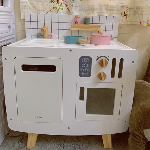Cadeaux d'anniversaire des filles de Yusenyi Toys de cuisine de maison pour enfants Simulation en bois Cuisine Cuisine de cuisine 2-3-6 ans
