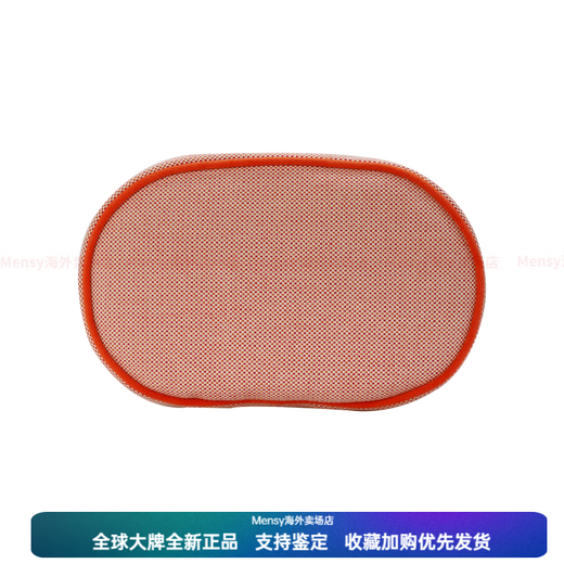 爱马仕（HERMES）抽绳开合 帆布 双肩包 女款 橙色莓红色送女友520情人节 橙色拼莓红色