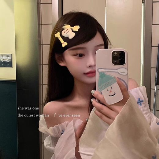 Welfare grab 20-piece set, cute girl kitty hairpin, fish side clip, sweet and cool PU star BB hair accessories, main picture, 20-piece set, can’t be used up in three years