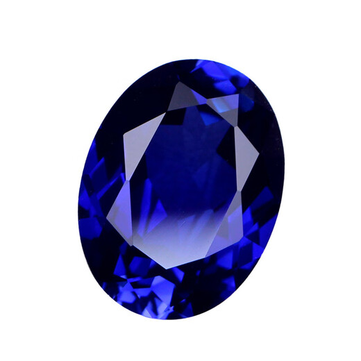 Yibiy Royal Sapphire Collection Tanszanit nackt Stein kann mit glücklichen Stein importiert werden, das natürliche Edelstein -Steinpulver -Duft (8x10 mm) importiert wurde.
