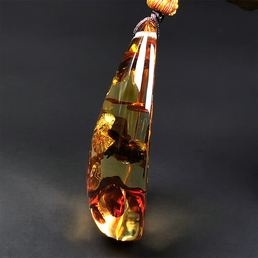 Amber style, one object, one picture, one certificate, amber pendant, natural amber necklace, women's sweater chain, skirt chain, no cracks, pendant, 11.62g, 50*31*12mm