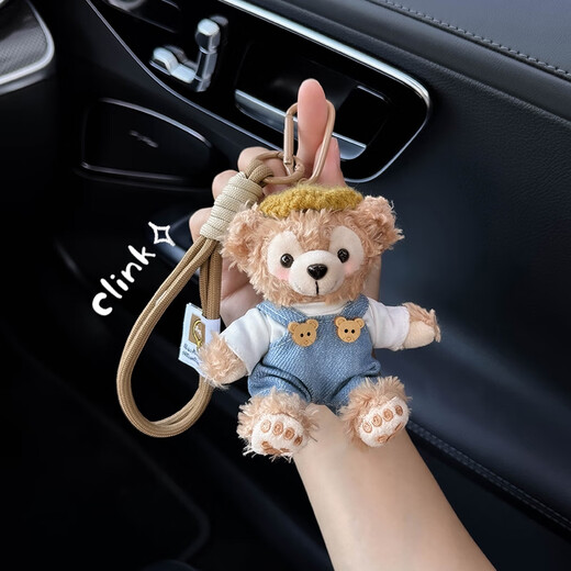 Litian niedlich Shirley Meiduffy Auto Schlüsselbeutel Anhänger Plüsch Cartoon Puppe Ornament Männer und Frauen Geschenke schwarze Liebe Pullover Meimerei