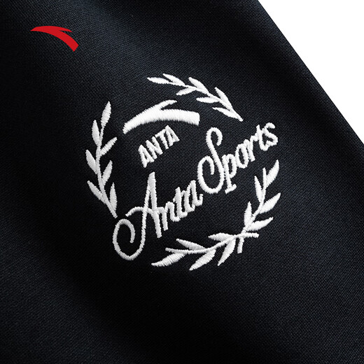 ANTA velvet sports trousers for men in winter thickened warm casual casual leggings trousers American retro loose knitted sweatpants