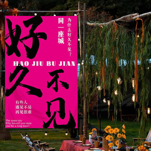 He Jiagong checks in outdoor camping atmosphere decorative cloth bedroom dining room background cloth wall cloth brush hanging cloth 4877-Xiele02 Four corner holes 150 height * 100 width cm + rope