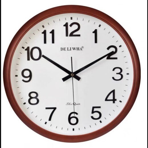 Guten gran reloj de pared escuela sala de estar moderna reloj impermeable reloj creativo reloj redondo reloj de pared dorada 3883 mate negro ____ diámetro 34 cm otros