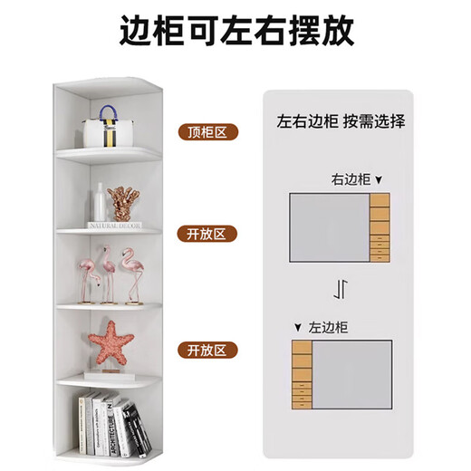 Feimuda package installation wardrobe home bedroom storage locker modern simple small apartment simple rental room wardrobe 1.2 meters main cabinet (three doors)