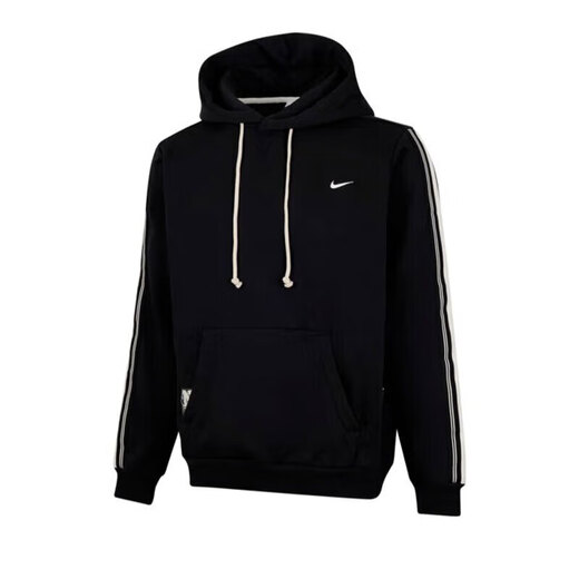 
Nike (NIKE) official sweatshirt men's tops for spring new CNY Dragon Year limited velvet casual sportswear hooded pullover HJ3882-010 black/light ivory white S