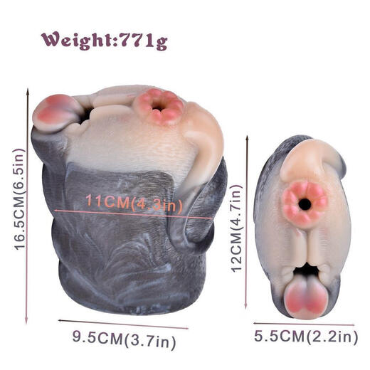 Silicone Animal Vaginal Fessages inversés Aircraft Cup de masturbation animale mâle Dispositif pénis de pénis Curiosity Cup Sex Toy 6189 Zebra Silicone