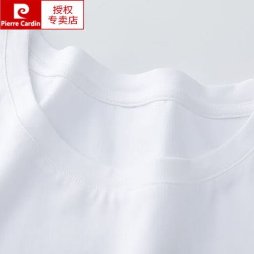 皮尔卡丹（pierre cardin）纯棉国风白色t恤女短袖宽松简约百搭水墨印花夏季2025新款上衣潮 6172烟熏紫 短袖 M (建议80-105斤)